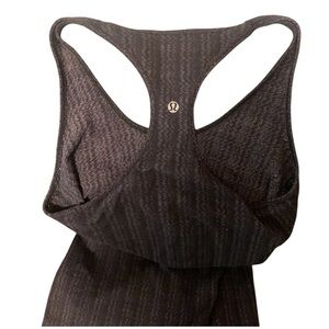 Woman’s Lululemon racer back grey tank top